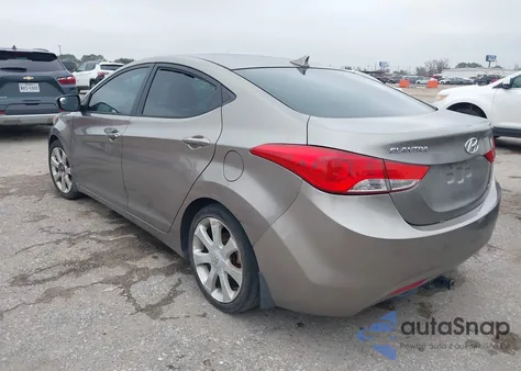 2013 Hyundai Elantra Limited из США, поврежденный, VIN 5NPDH4AEXDH307972